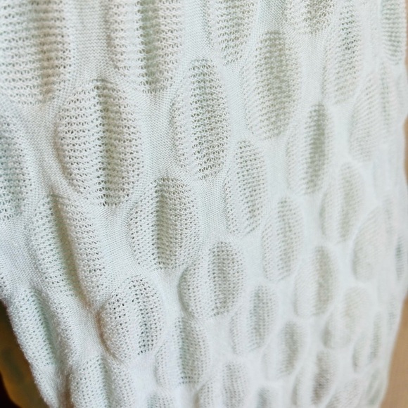 Anthropologie Moth Camisole Pattern Knit Light Blue Banded Edge size Small - Picture 6 of 16
